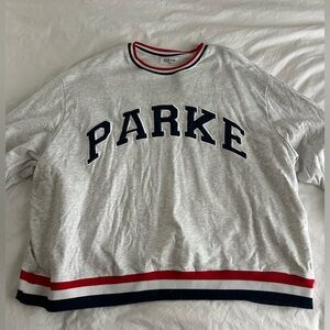 Parke varsity crewneck